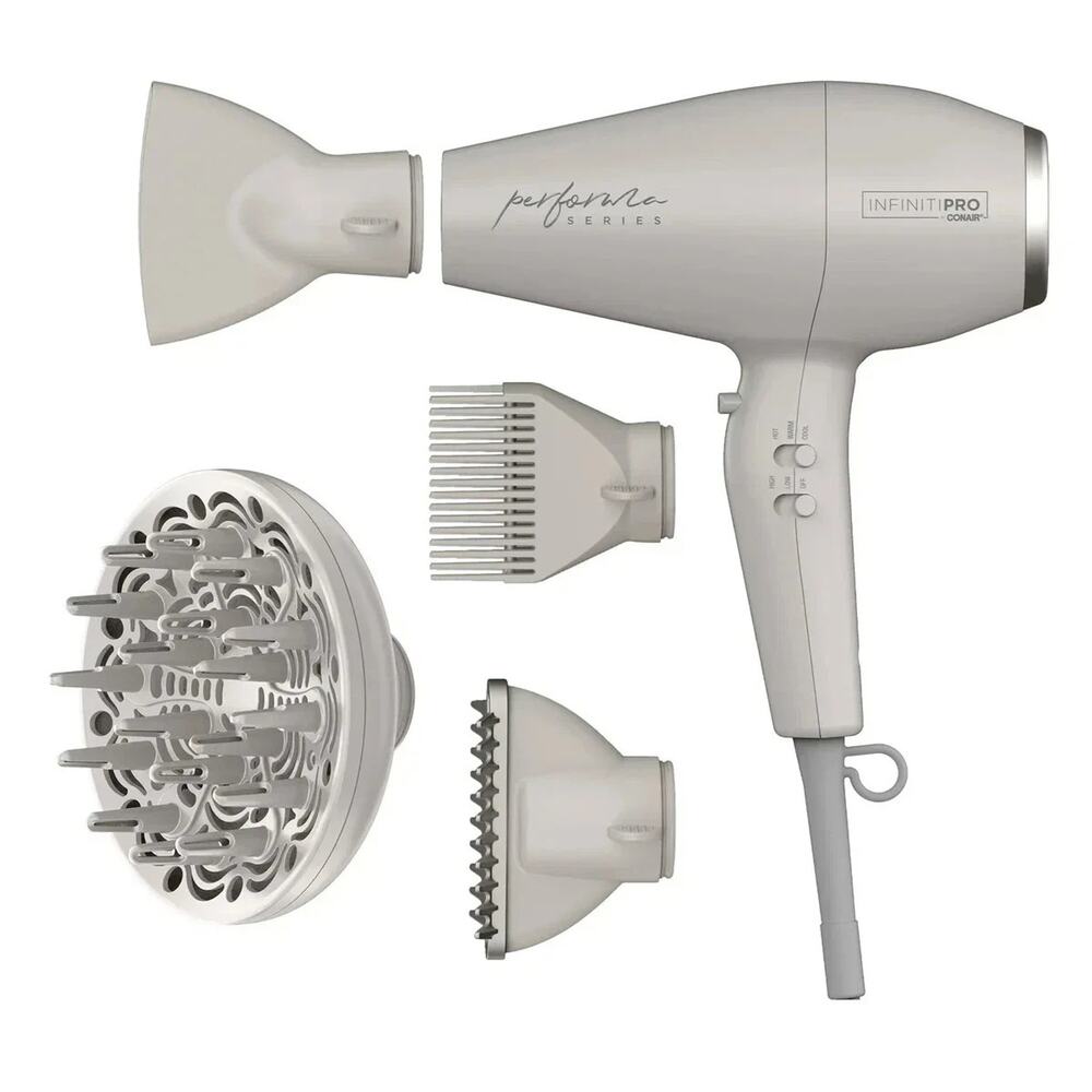 INFINITI PRO Conair Performa Ionic Ceramic Hair Dryer Fast Dry Black Kit!
